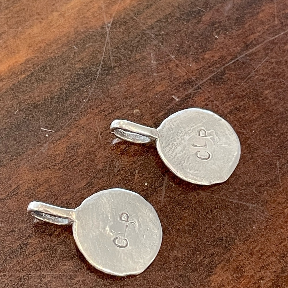 Silver Initial Pendants - image 2